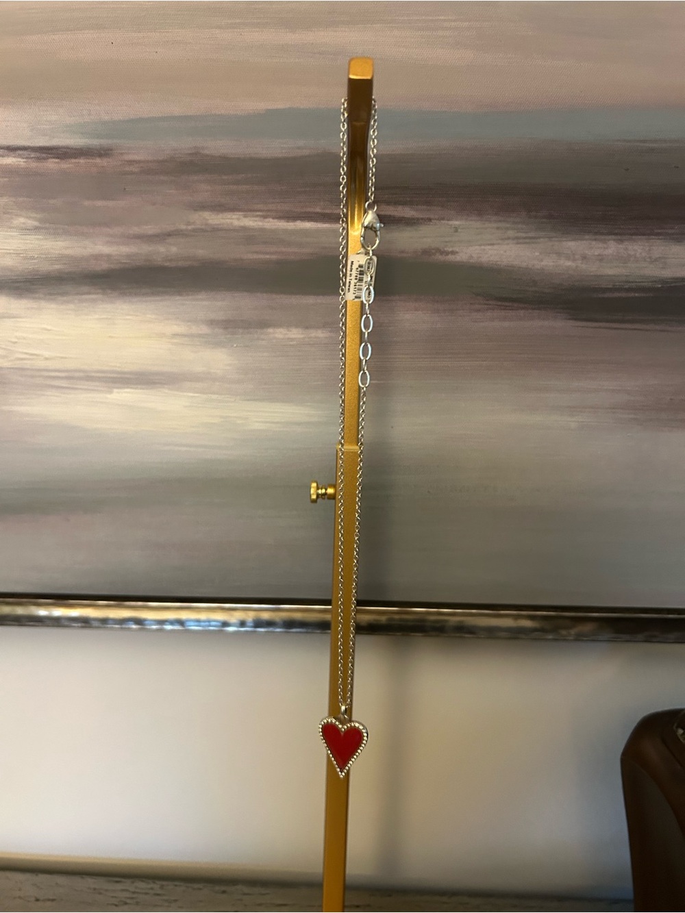 Brighton Dazzling Love Red Heart Necklace w Crystal Trim. Double Sided. NWT - Picture 2 of 12